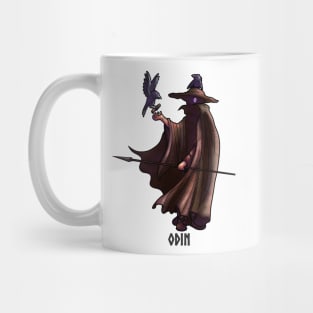 Odin Allfather - King of the Gods - Cute Cartoon Art Mug